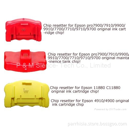 The chip resetter pro 4900 and 4910 ink cartridge chip